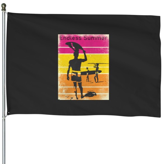 Discover Vintage Endless Summer House Flags