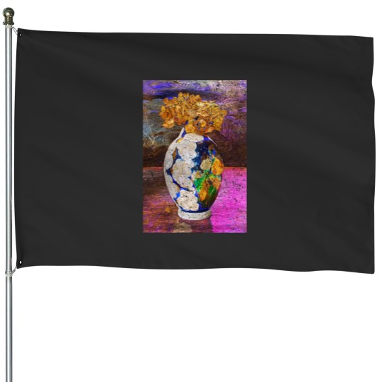 Discover the flowers of gold House Flags