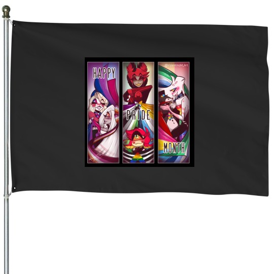 Discover Hazbin Hotel - Pride 1745 House Flags