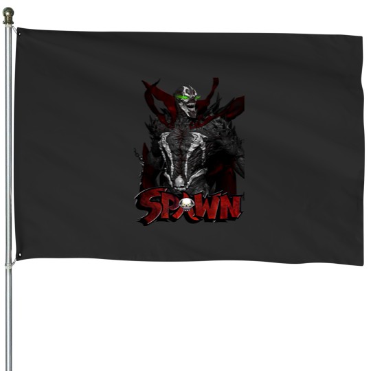 Discover THE HELL Spawnss House Flags