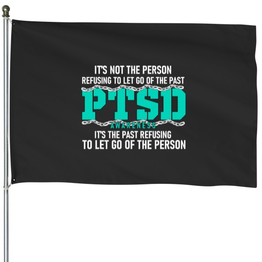 Discover Ptsd Awareness Ptsd Awareness Teal Ribbon House Flags