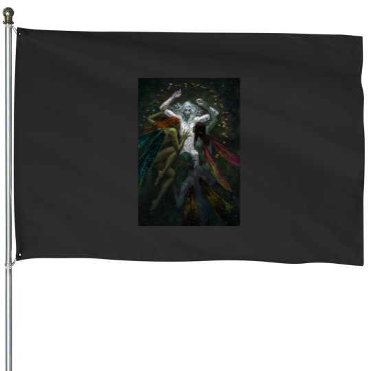 Discover Fairy Touched House Flags