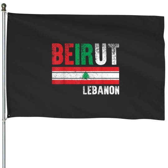 Discover Beirut Lebanon Flag Lebanese Mens Womens Kids House Flags