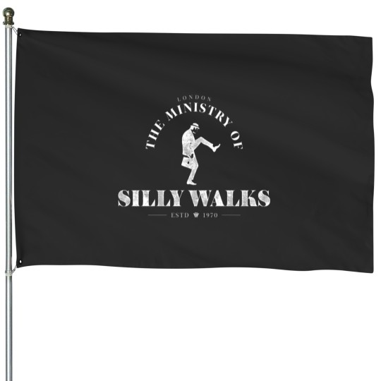 Discover Silly walks House Flags