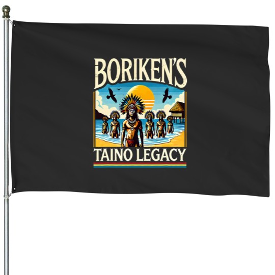 Discover Boriken s Taino Legacy Indigenous Caribbean Culture Design House Flags