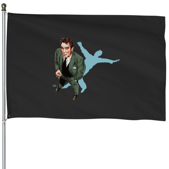Discover Anthony Quinn - An illustration by Paul Cemmick House Flags