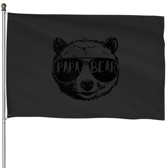 Discover Mens Papa Bear Face Sunglasses Grandpa Fathers Day House Flags