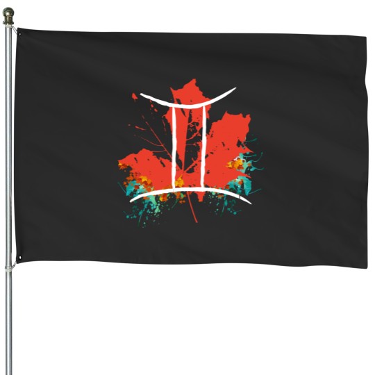 Discover Gemini Gemini - Autumn House Flags
