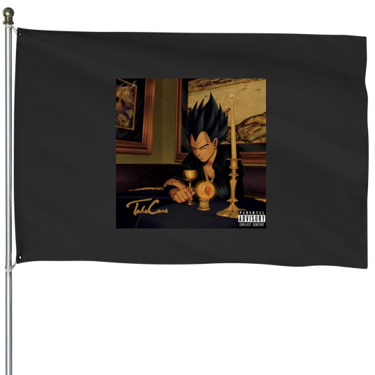 Discover Vegeta - Take Care Canvas Print House Flags