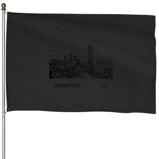 Discover Taipei City Taiwan (4) House Flags