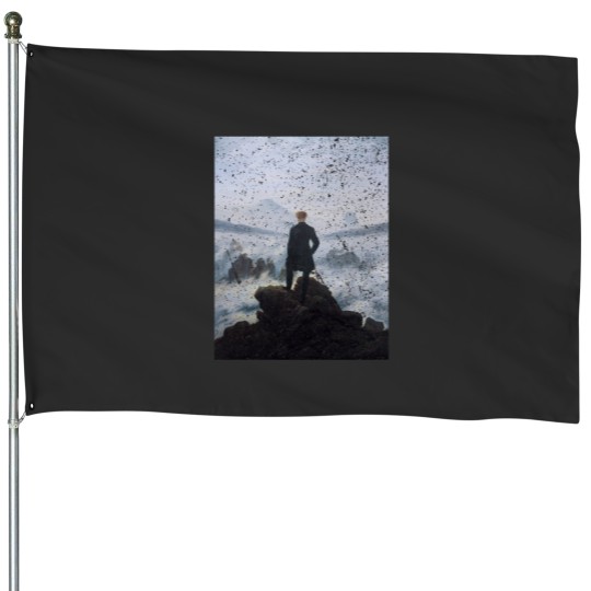 Discover Wanderer Above the Sea House Flags