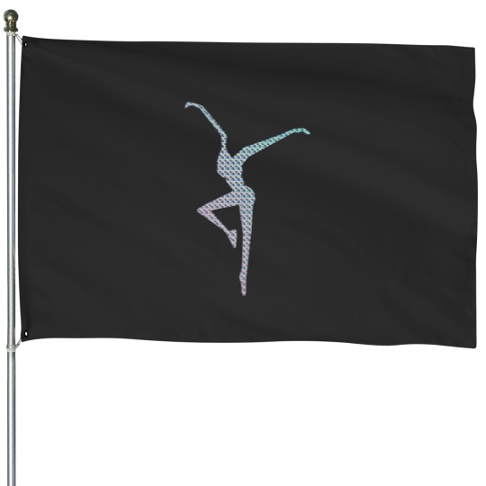 Discover Holographic Firedancer House Flags