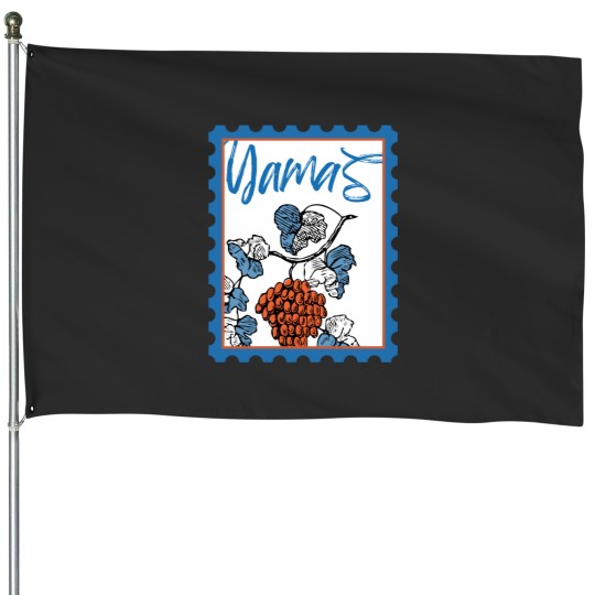 Discover Yamas Greek Post Stamp House Flags