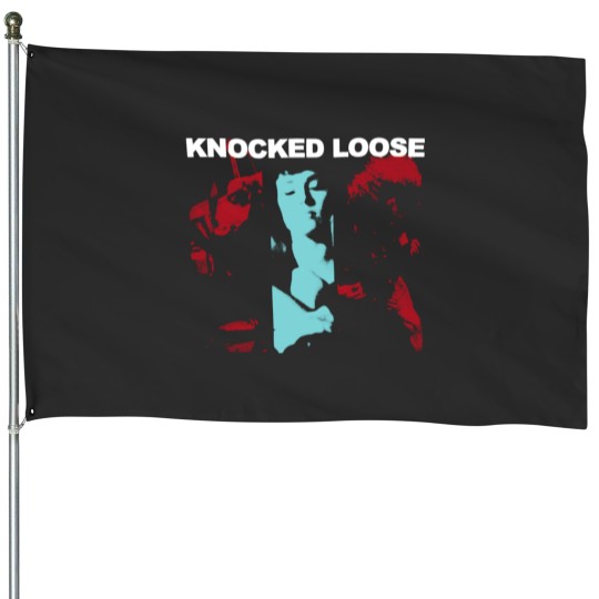 Discover Knocked Loose Merch Knocked Loose Happiness House Flags House Flags