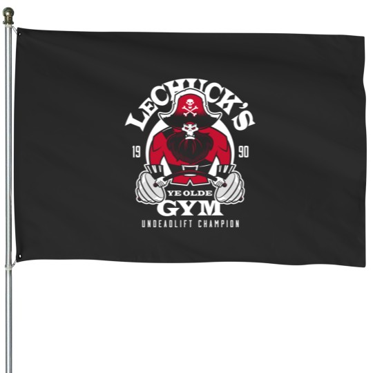 Discover Ye Olde Gym Graphic House Flags