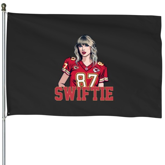 Discover Taylo version football Shirt Travis Kelce and Taylor Fan Merch House Flags