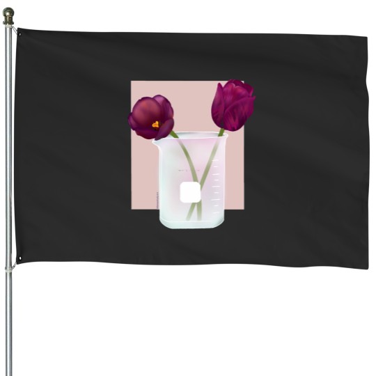 Discover Tulips in Beaker Active House Flags