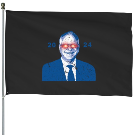 Discover Dark Walz 2024 House Flags