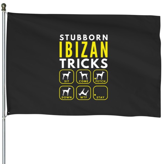 Discover Stubborn Ibizan Tricks - Dog Training Tony Allen House Flags