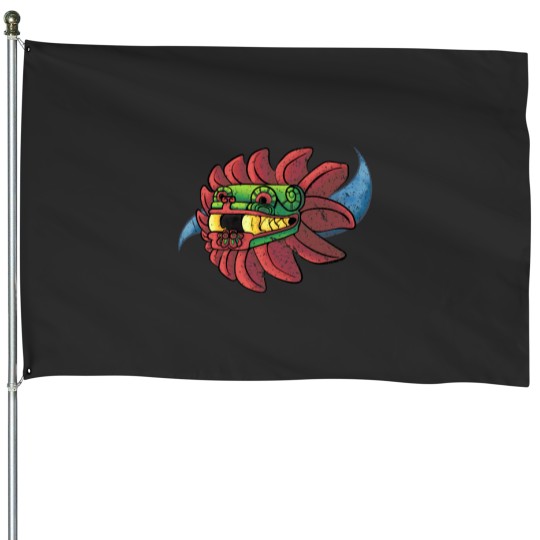 Discover Japanese God of Thunder Graphic House Flags