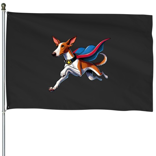 Discover Super Ibizan Hound Tony Allen House Flags