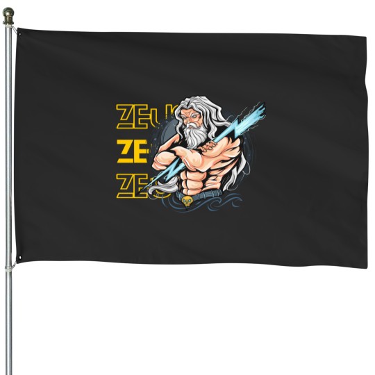 Discover Zeus stylish cool T shirt House Flags
