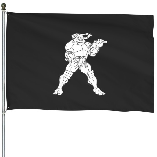 Discover Ninja Turtles House Flags