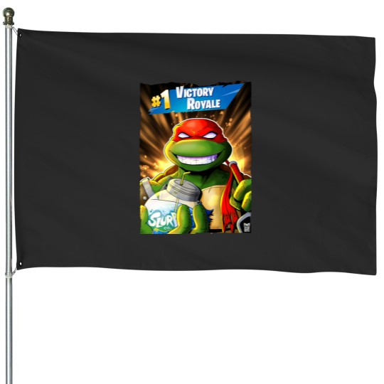 Discover Turtle FORTNITEss VICTORY ROYALEss House Flags