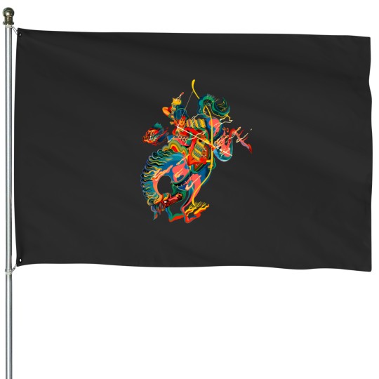 Discover Mounted Yabusame House Flags