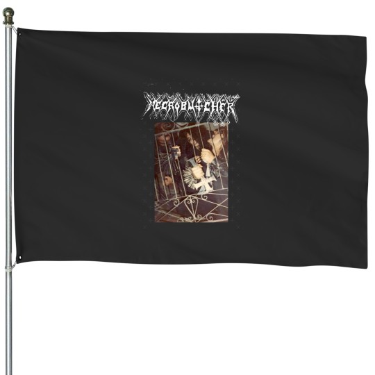 Discover Necrobutcher Essential House Flags
