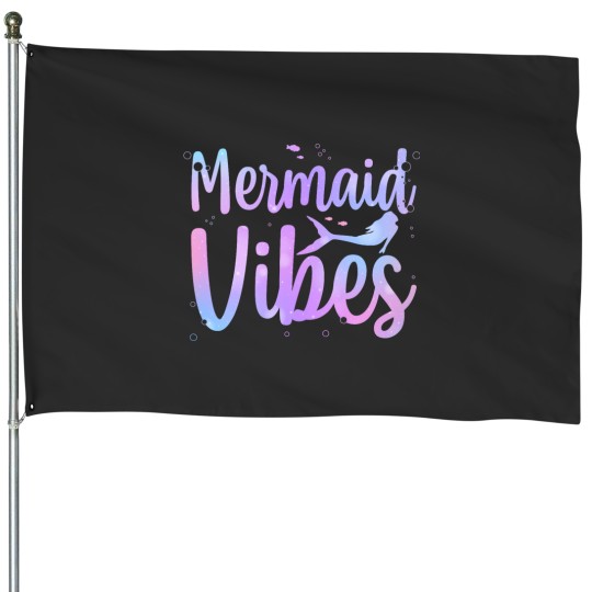 Discover Cute Mermaid For Women Girls Mythical Creature Mermaid Lover House Flags