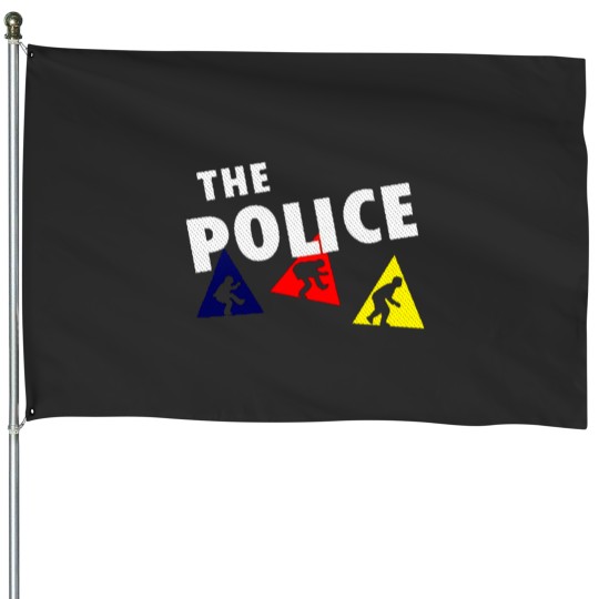 Discover the police synchronicity album new logo House Flags