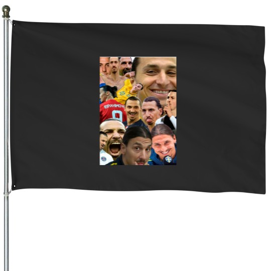 Discover Zlatan Ibrahimovic Graphic House Flags