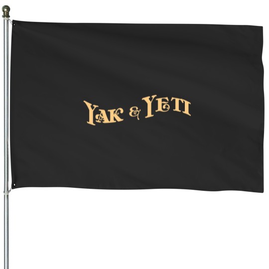 Discover Yak and yetiss House Flags