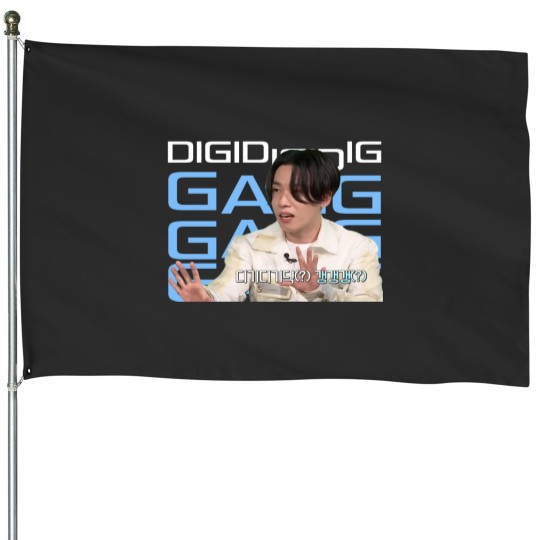 Discover Gang Fighter Digidigidig House Flags