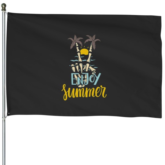 Discover Enjoy Summer House Flags