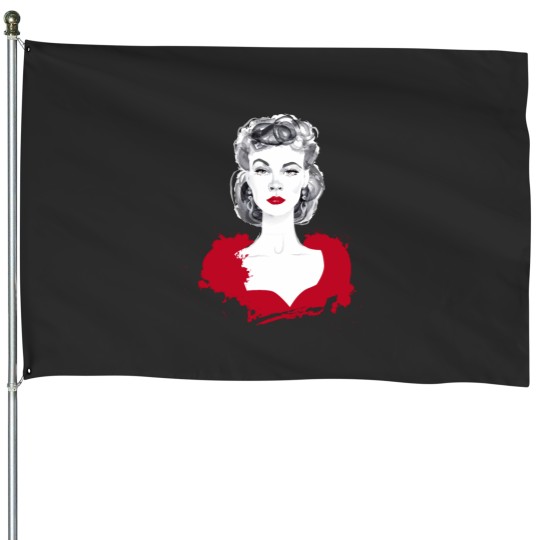 Discover Burgundy or Scarlett House Flags