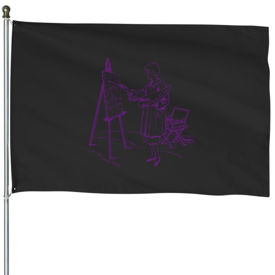 Discover drawing a painting House Flags