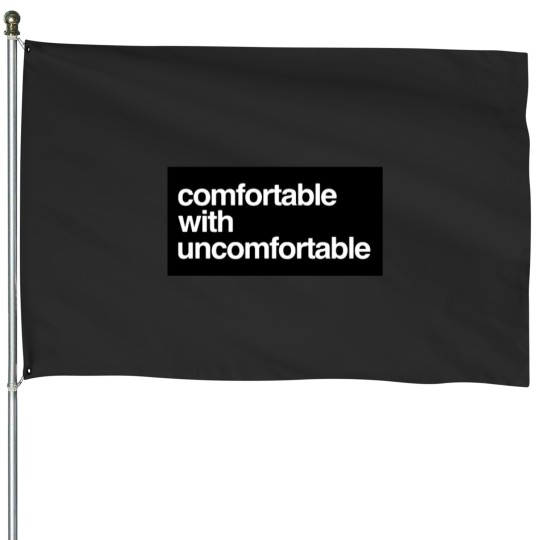 Discover Jiu Jitsu Comfortable with Uncomfortable BJJ Essential House Flags
