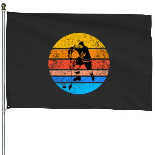 Discover Vintage Hockey House Flags