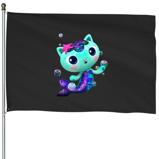 Discover Gabbys Dollhouse - Mercat House Flags