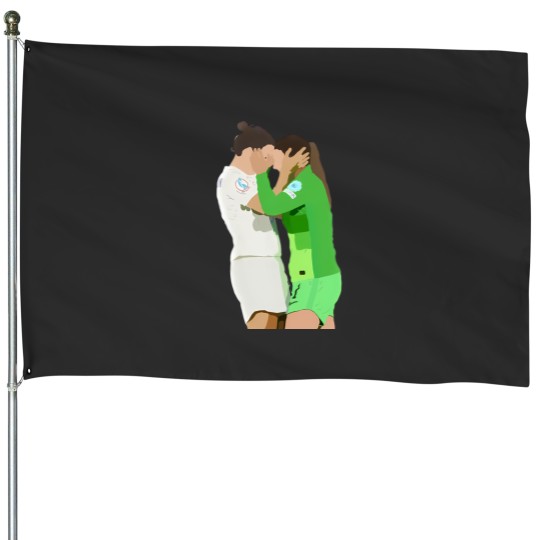 Discover Lotte Wubben-Moy And Mary Earps 1241 House Flags