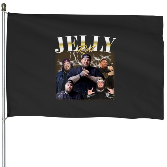 Discover Jelly Roll 2024 Tour House Flag