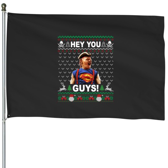Discover Hey You Guys Movie Quotes House Flags, Sloth Goonies Funny Christmas House Flags
