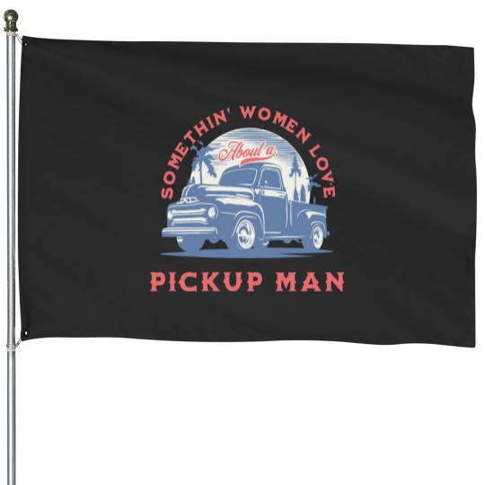 Discover Post Malone Hardyy Morganss WALLENss Joe Diffie Pick Up Man House Flags