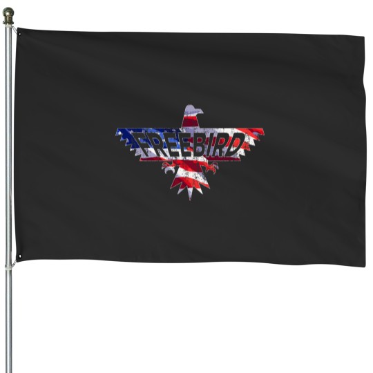 Discover LyricLyfe Tee FREE BIRD BY RONNIE VAN ZANT ALLEN COLLINS House Flags