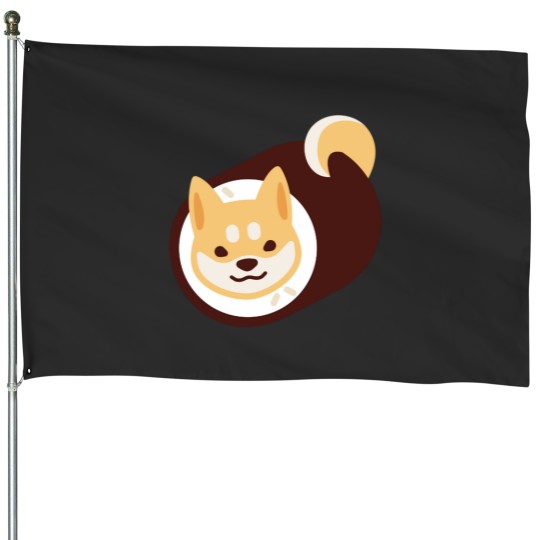 Discover Shibetto the sweet Shiba Inu as a maki roll House Flags