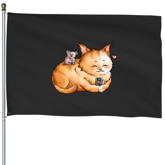 Discover 1st Camera Assistant Cat Y House Flags