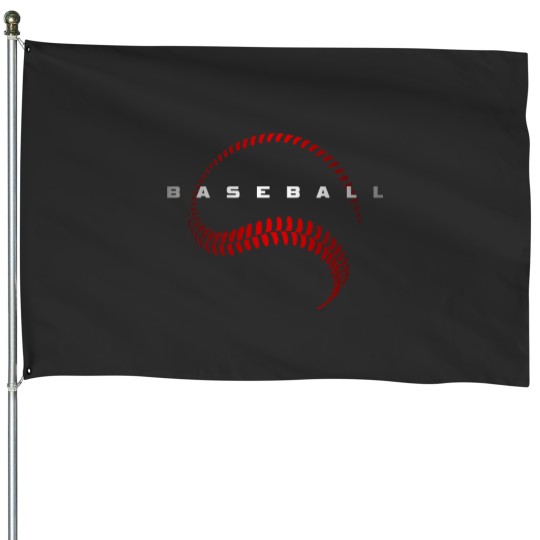 Discover Baseball Apparel Baseball House Flags