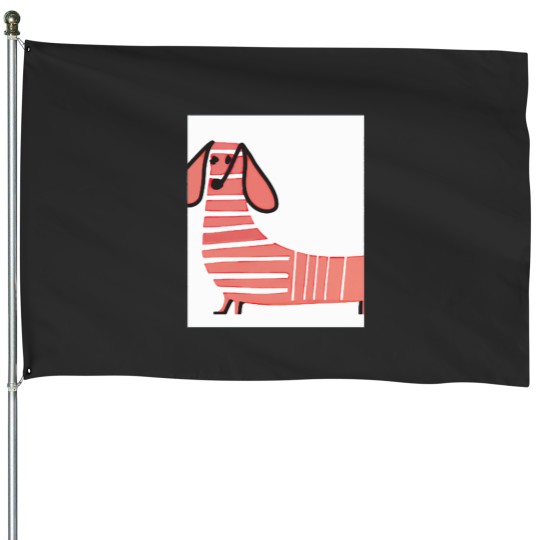 Discover Whimsical dachshund donating 100 of the profit to national parks in the United States T-Sh LionsCity House Flags